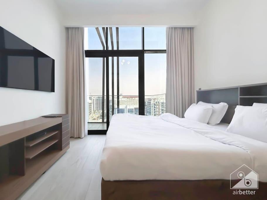 Elegant Meydan Studio With Balcony Views Apartment Dubai Exterior photo